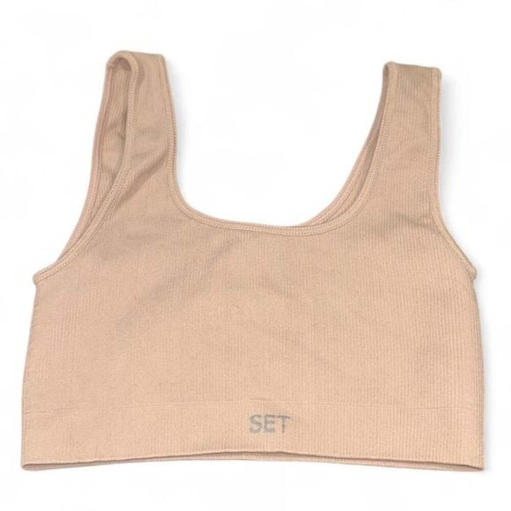 ✨SET Active Sculptflex Box Cut Bra in Nude Size XS - Picture 1 of 3